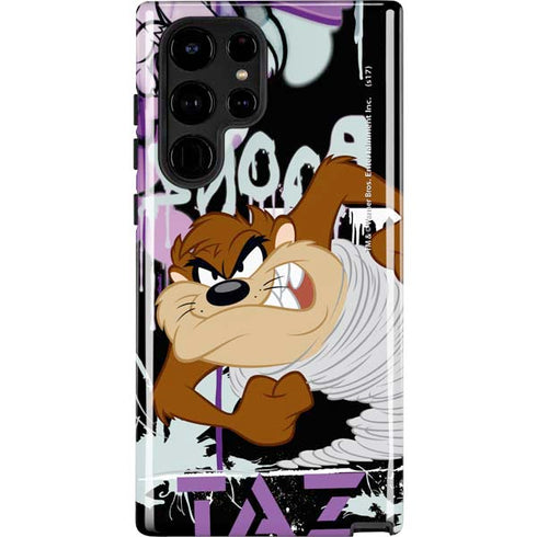 Looney Tunes Splatter Paint Tasmanian Devil Galaxy Cases